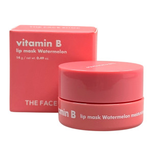 Маска-бальзам для губ питательная Vitamin B Lip Mask Watermelon The Face Shop