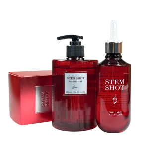Шампунь и ампульная сыворотка для волос укрепляющие Stem Shot Trichology Shampoo & Stem Shot Top Care Treatment I Hee