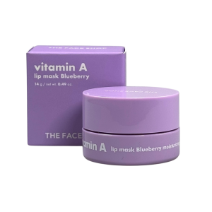 Маска-бальзам для губ питательная Vitamin A Lip Mask Blueberry The Face Shop