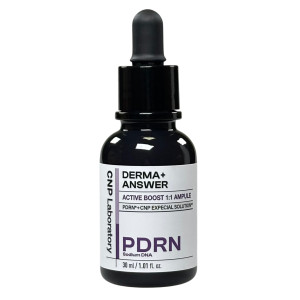 Сыворотка для лица и кожи вокруг глаз с PDRN и экзосомами Active Boost 1:1 Ampule Derma+Answer CNP Сыворотка для лица и кожи вокруг глаз с PDRN и экзосомами Active Boost 1:1 Ampule Derma+Answer CNP