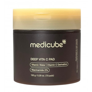 Тонер-пэды для лица с витамином C питание и яркость Deep Vita C Pad Medicube Тонер-пэды для лица с витамином C питание и яркость Deep Vita C Pad Medicube