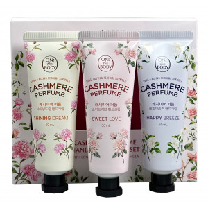 Набор парфюмированных кремов для рук Cashmere Perfume Hand Cream Trio Set