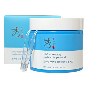 Пэды увлажняющие для лица Hyo Water Spring Hyaluron Ampoule Pad