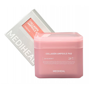 Пэды для лица с коллагеном Collagen Ampoule Pad 