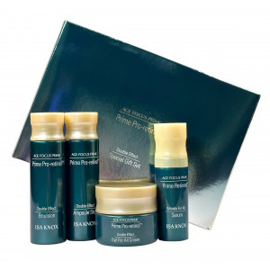 Набор по уходу за лицом мини-формата Age Focus Prime Pro-retinol Double Effect Set Isa Knox