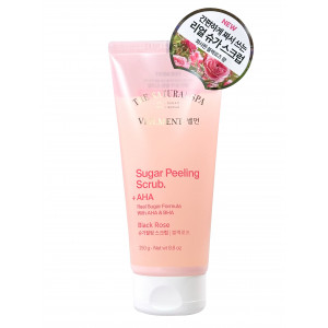 Пилинг для тела Sugar Peeling Body Scrub + AHA Black Rose The Natural SPA Veilment