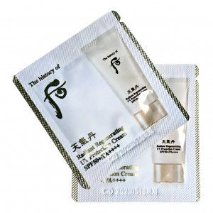 Крем для лица антивозрастной солнцезащитный (мини-формат) Cheongidan Radiant Regenerating UV Protection Cream SPF50+/PA++++ The History of Whoo