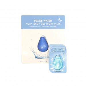 Маска для лица ночная travel-формата  Aqua Drop Gel Night Mask Caolion