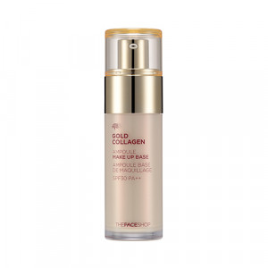 Gold Collagen Ampoule Make-Up Base The Face Shop