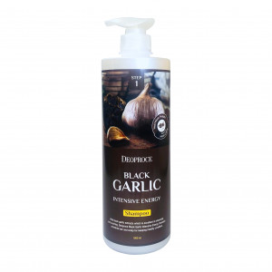 Укрепляющий шампунь для волос Black Garlic Intensive Energy Deoproce
